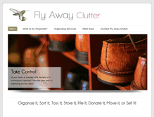 Tablet Screenshot of flyawayclutter.com